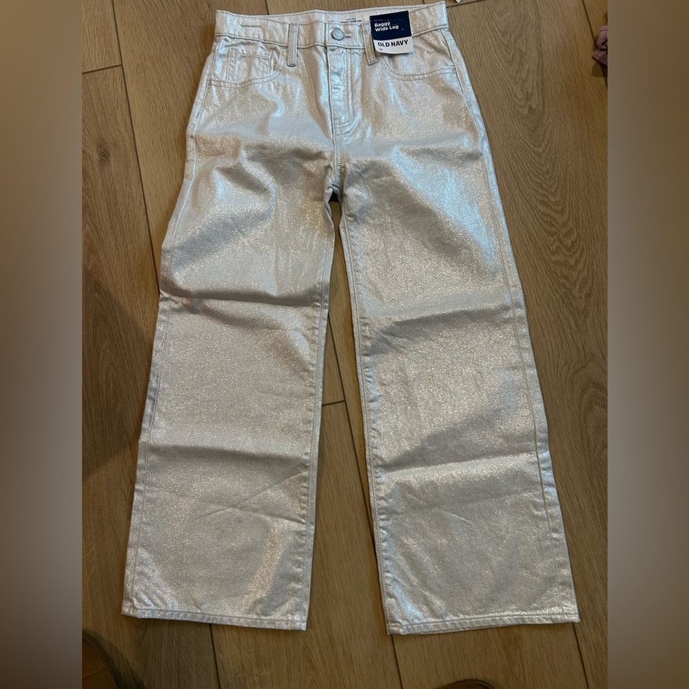 Old Navy Kids Silver Jeans